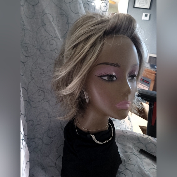 Tony Of Beverely Wig! Color Is Brown/Blonde! Lacefront-Mono Top!